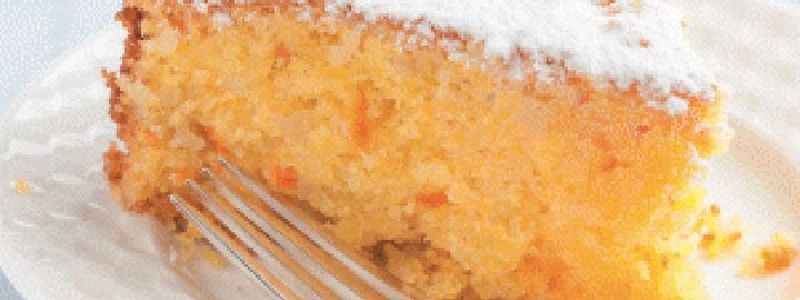 Gluten free mandarin, polenta and macadamia cake