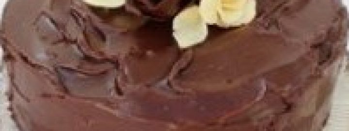 Chocolate rose cake