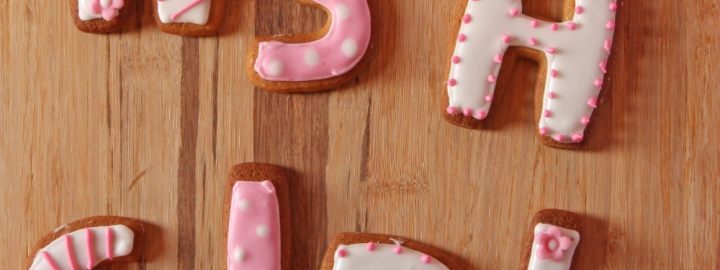 it's a girl baby shower biscuits