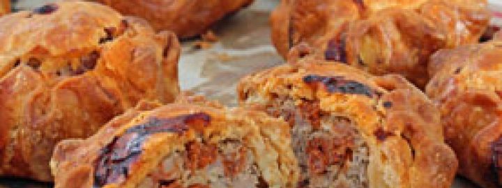 Pork and chorizo pies