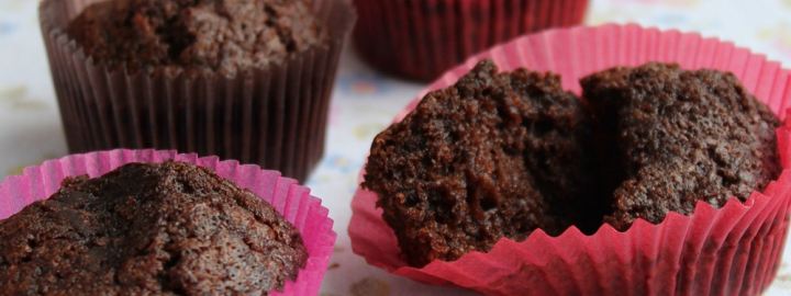 Calorie conscious chocolate muffins