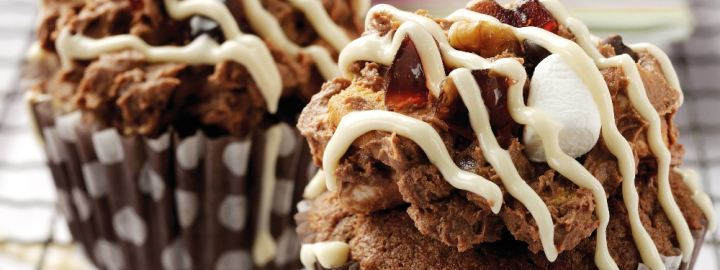 Rocky road cupcakes