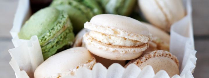 Pistachio, almond and pecan macaroons