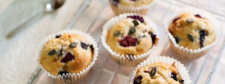 Fruity breakfast muffins