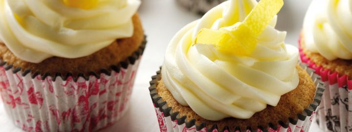 Earl Grey cupcakes with lemon buttercream