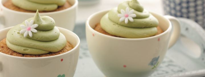 Matcha green tea cupcakes