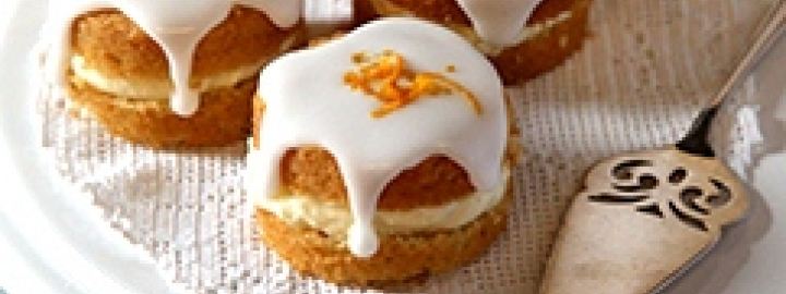 Mini orange sponge cake