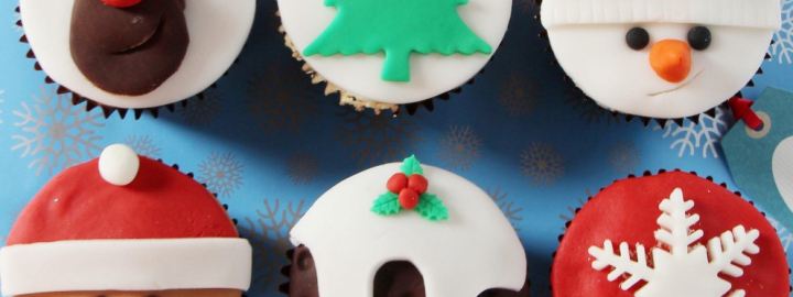 Christmas cupcakes