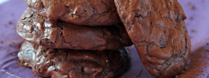 Chocolate truffle cookies