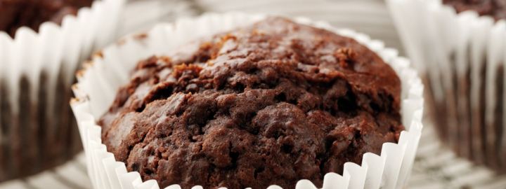 Dark chocolate muffins