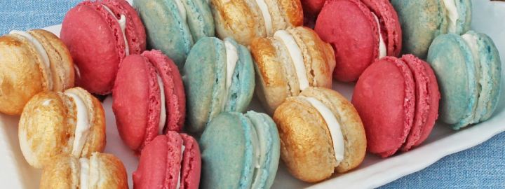 Coloured macaroons