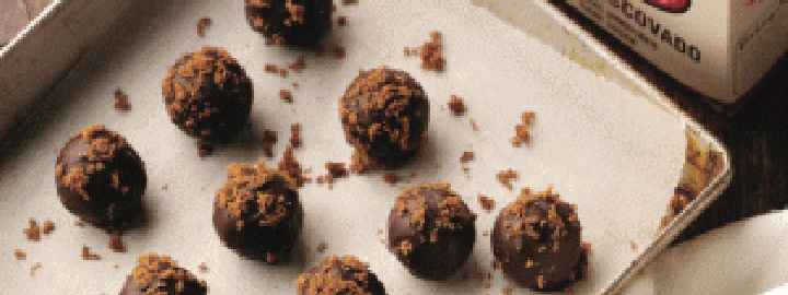 Triple sweet truffles