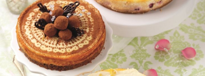 Wedding cheesecake trio | Eggcellentrecipes.com