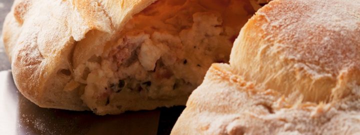 Pear and Stilton calzone | Eggcellentrecipes.com