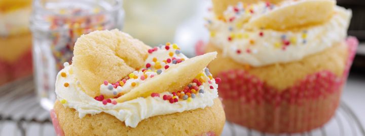 St Clements butterfly cakes | Eggcellentrecipes.com