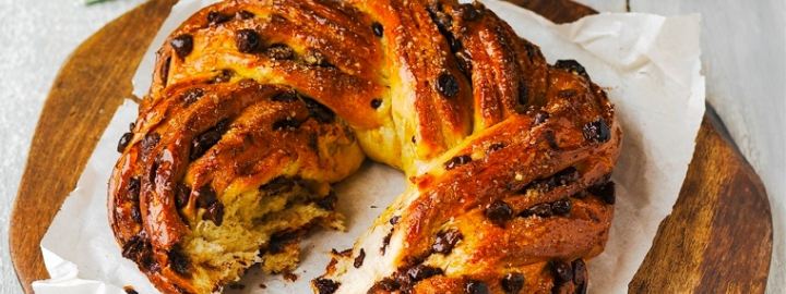 Chocolate and orange Northumberland twist | Eggcellentrecipes.com