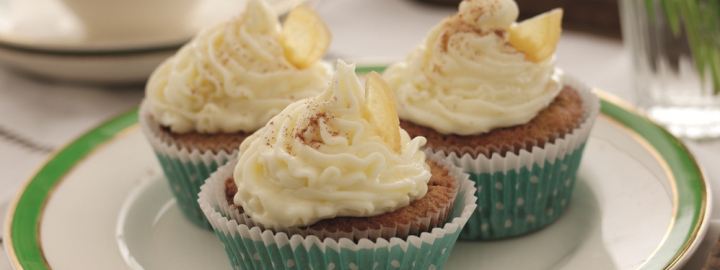 Pumpkin and ginger cupcakes | Eggcellentrecipes.com