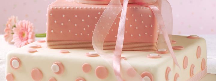 Three tier fruit wedding cake | Eggcellentrecipes.com