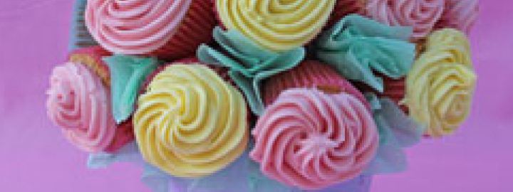 Cupcake bouquet |  Eggcellentrecipes.com