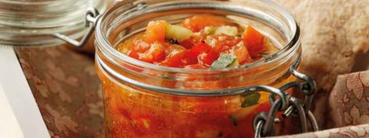 Calorie conscious gazpacho