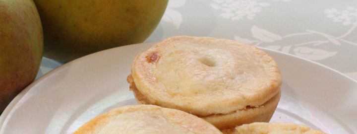 Calorie conscious mini apple and cinnamon tarts