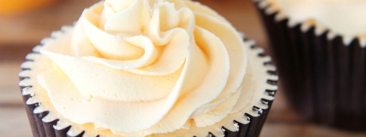 Carrot cupcake with cream cheese icing