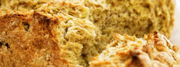 Cheese and onion soda bread