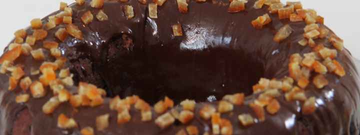 Chocolate orange crown cake
