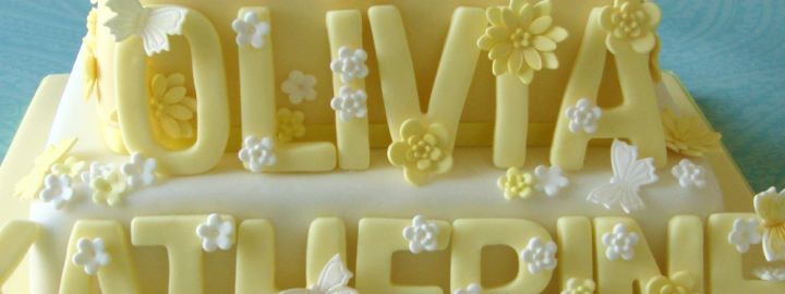 Christening cake