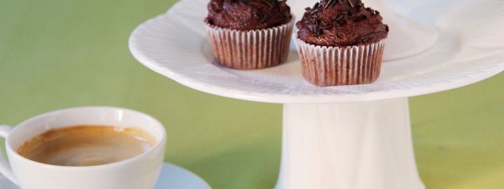 Cointreau and chocolate mini cupcakes