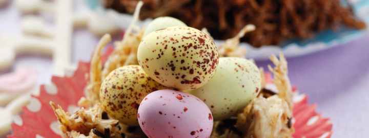 Easter chocolate nests