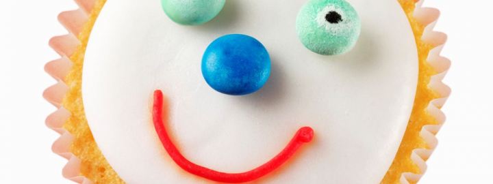 Happy face cupcakes Happy face cupcakes