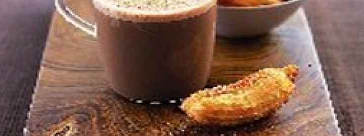 Hot chocolate with churros