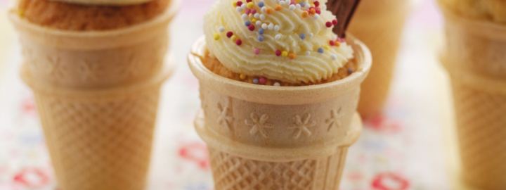 Ice cream cone cupcakes