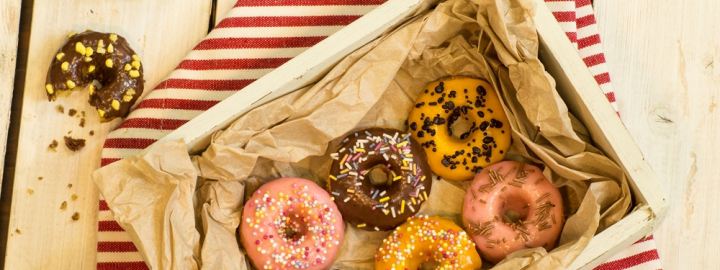 Mini baked doughnuts