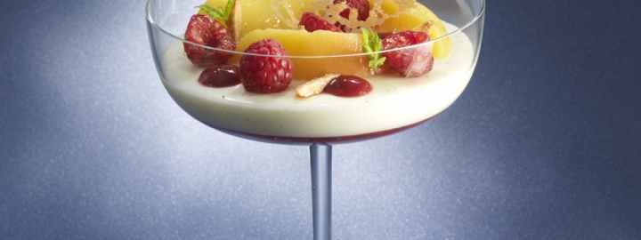 Peach melba