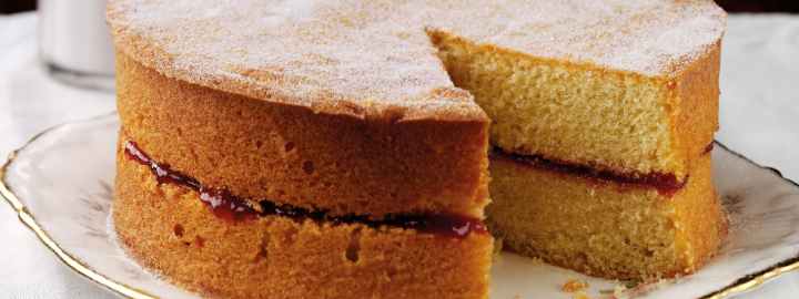 Plain Victoria sandwich cake