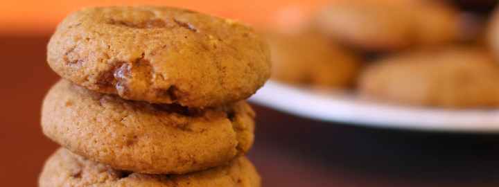 Pumpkin and molasses cookies