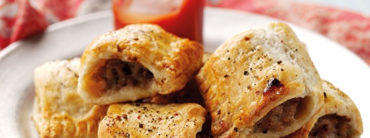 Sausage and chutney rolls