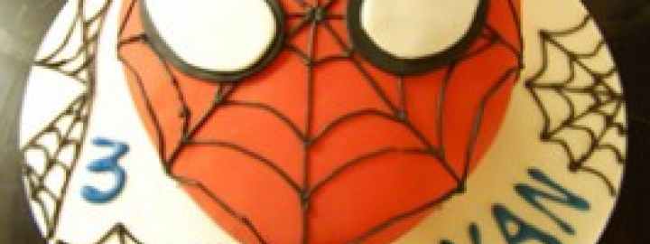 Spiderman cake