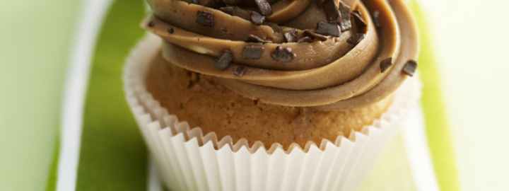 Toffee mocha cupcakes