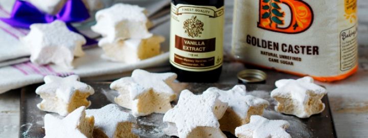 Vanilla star marshmallows