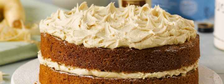 Parsnip and ginger cake with ginger buttercream